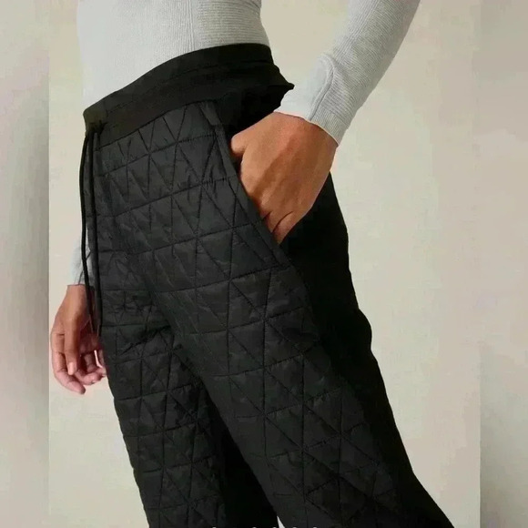 Athleta Solstice Joggers, Size 0, Black - Picture 2 of 4